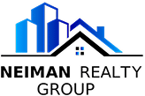 Real estate logo with buildings